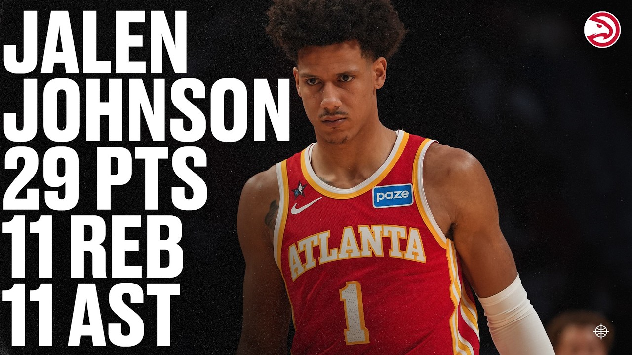 Jalen Johnson Achieves 9th Triple-Double in Hawks Win 🏀