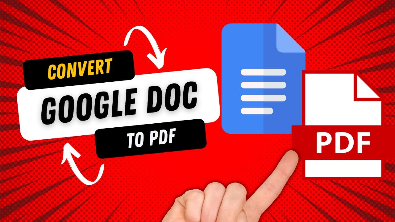 How to Convert a Google Doc to PDF