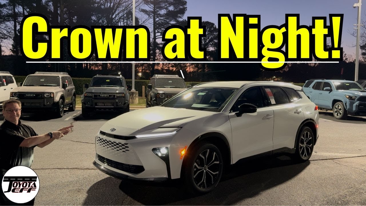 2025 Toyota Crown Signia at Night: Buttons, Lights, Features!