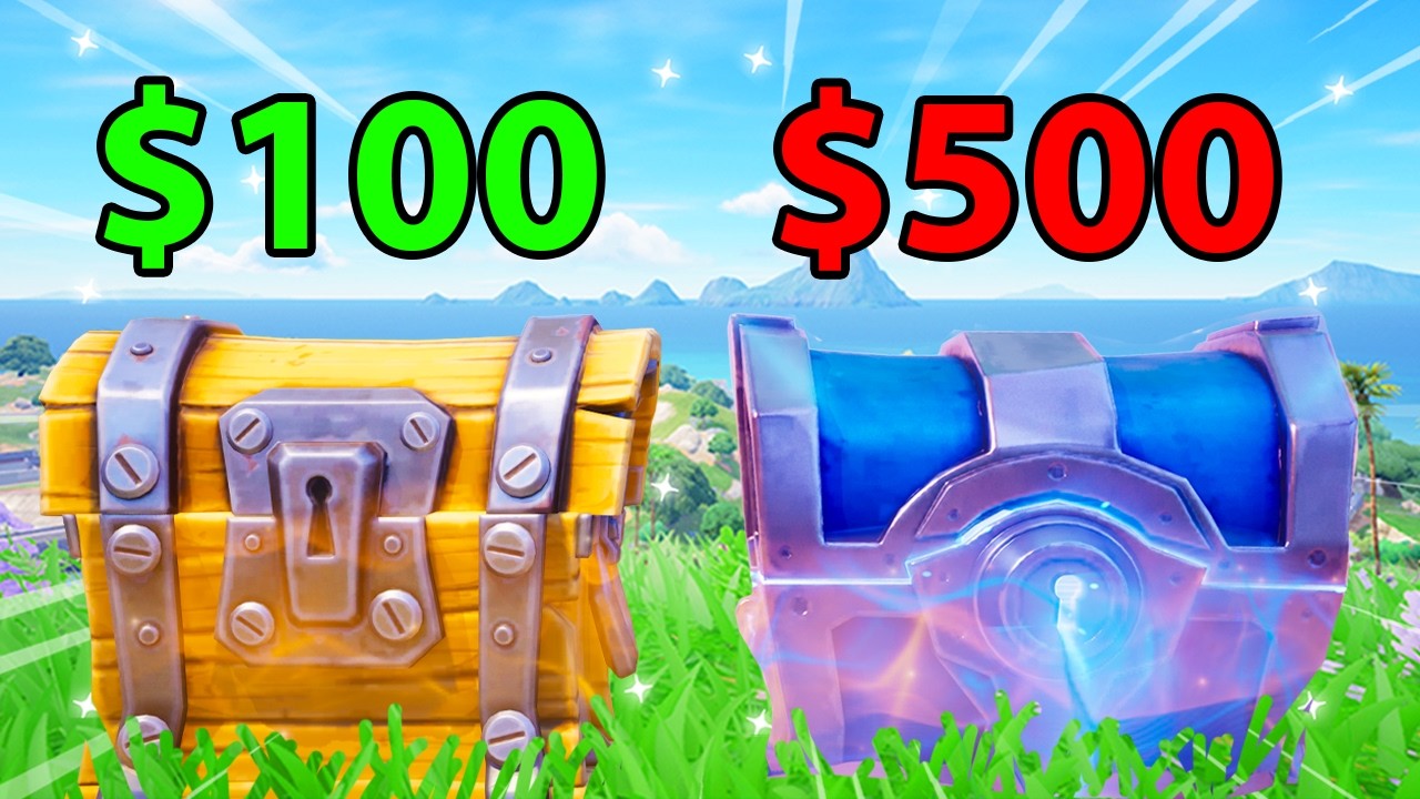 I Spent REAL Money to Open Fortnite Chests