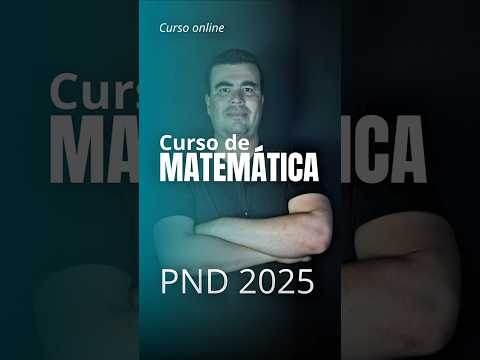 PND 2025 - Curso de Matemática #pnd #pnd2025 #matematica #cursodematematica #professor #enade