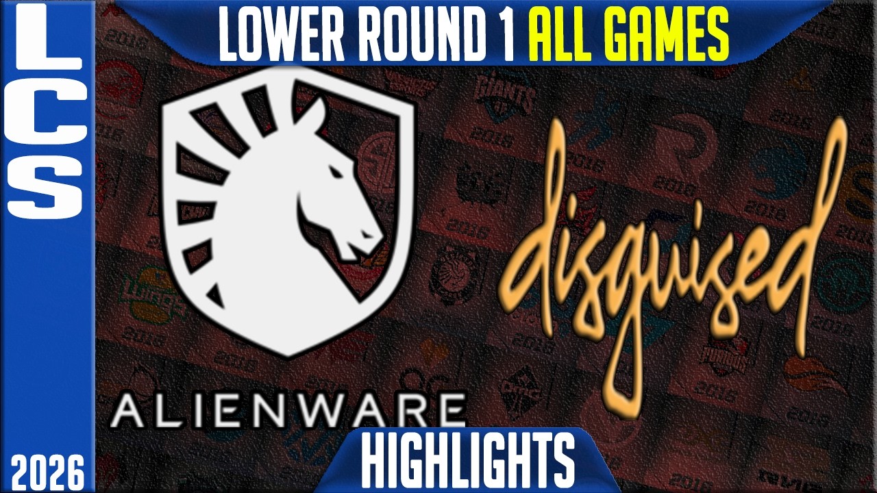 TLAW vs DSG Highlights ALL GAMES | LCS Round 1 2026 Playoffs | Team Liquid Alienware vs Disguised