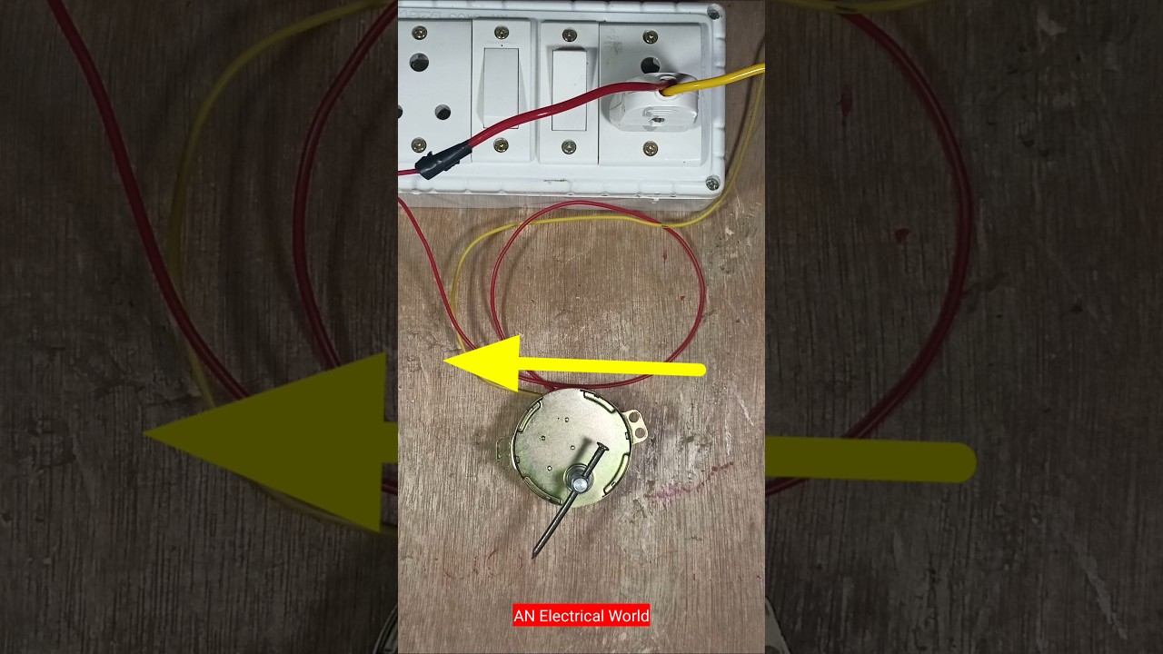 How to Rotate a Synchronous Motor Both Ways π