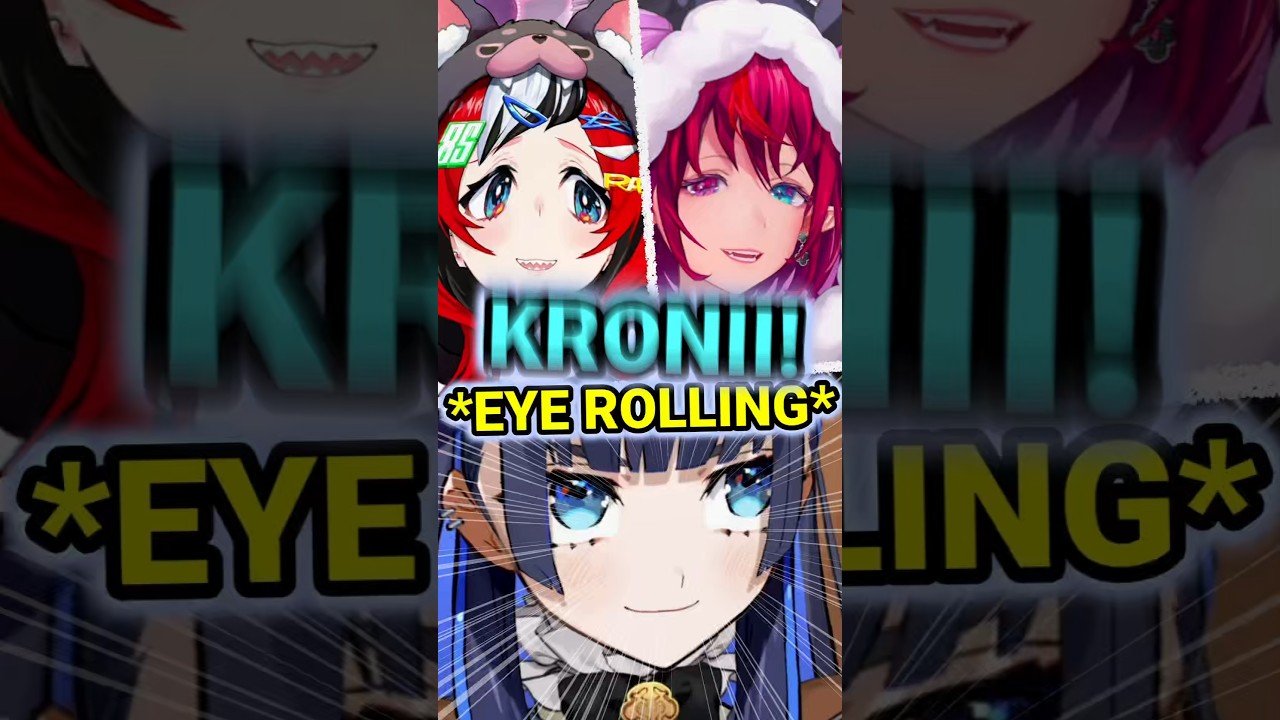 Kronii's Eyeroll Says It All [Hololive | Kronii Baelz IRyS]