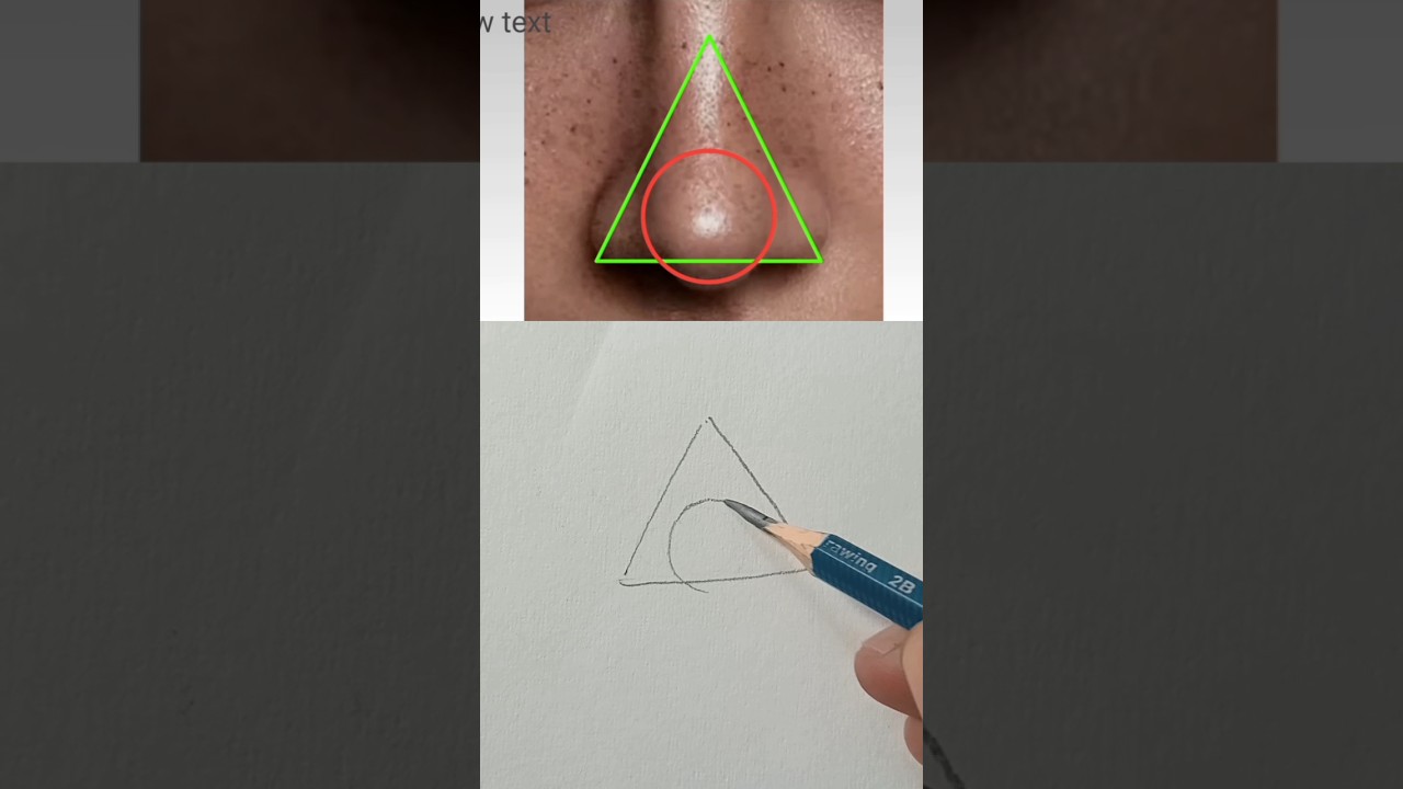 Nose Drawing Tutorial 👃 | Easy Step-by-Step Guide