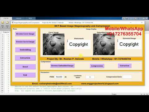 Image Steganography and Compression Using Matlab Full Source Code