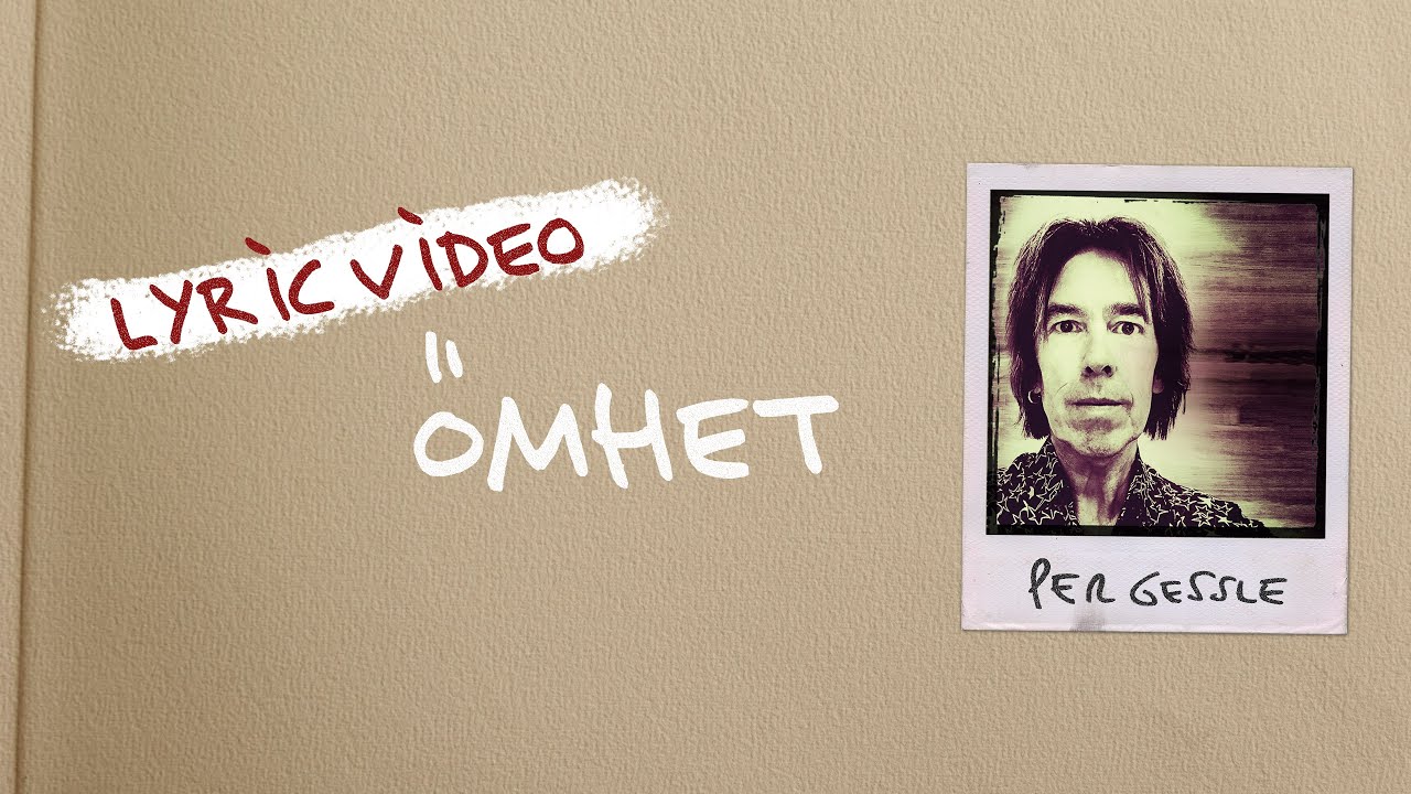 Per Gessle & Helena Josefsson - Ömhet (Lyric Video) 🎶