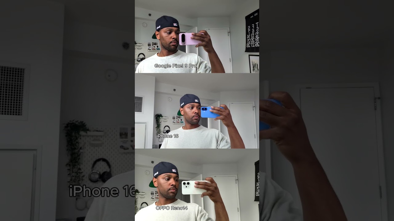 iPhone 16 vs Google Pixel 9 Pro vs OPPO Reno14 Camera Comparison