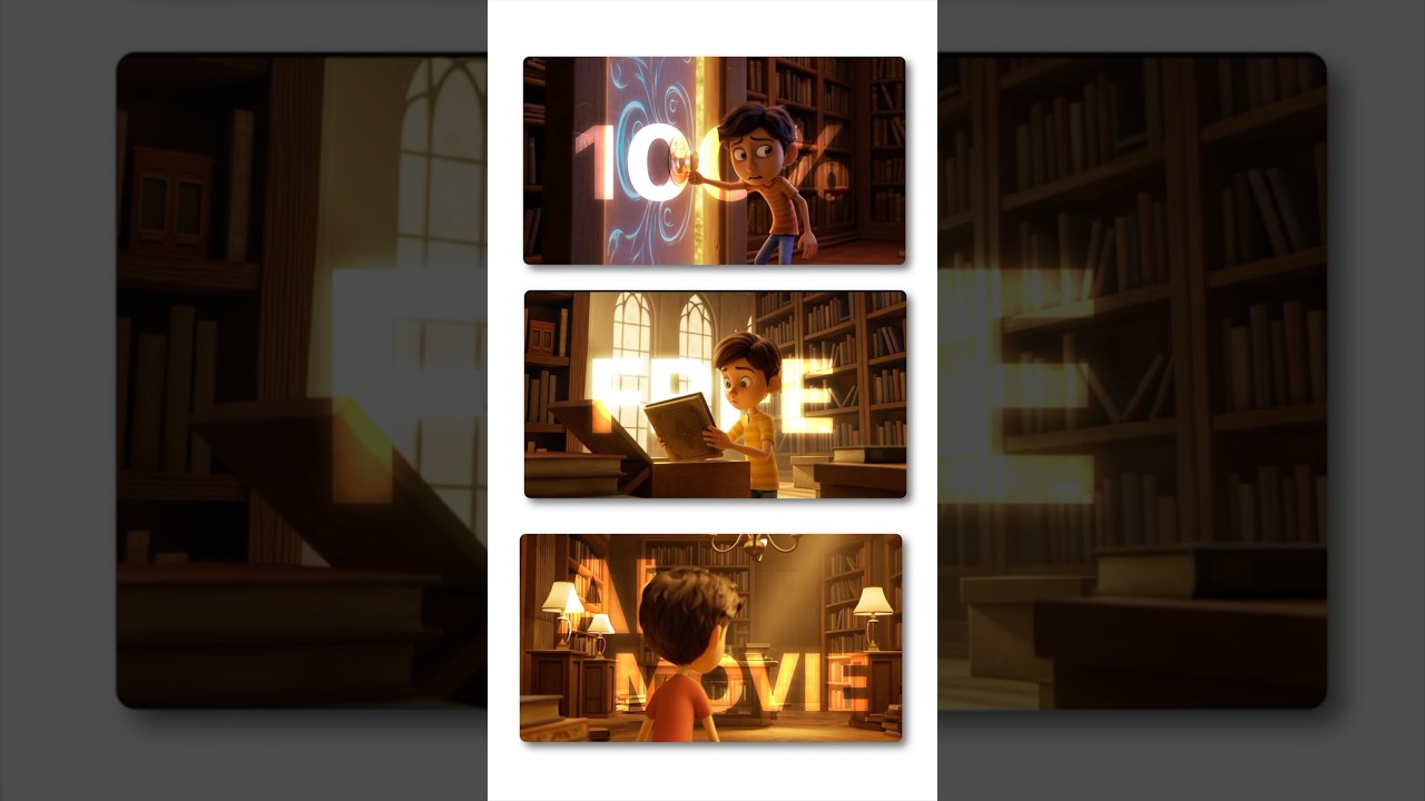 Made a Free PIXAR-Style Animation with AI 🎬