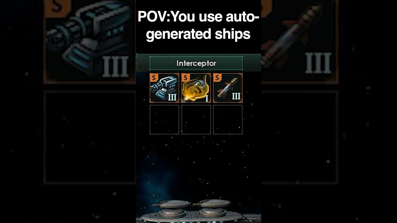 POV: Using Auto-Generated Ships 🚢