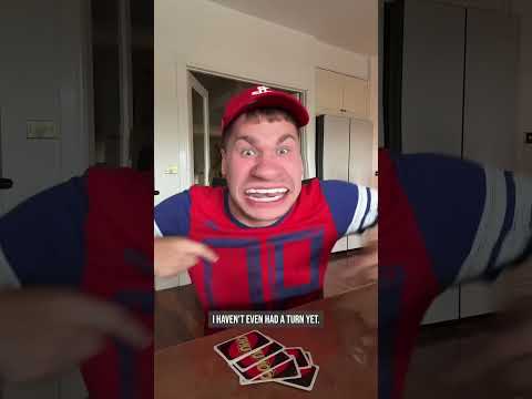 Siblings Play Uno #shorts