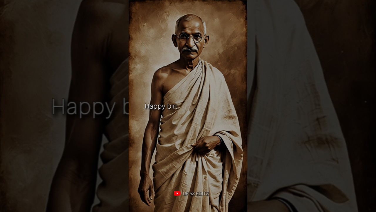 Gandhi Jayanti Status for October 2, 2025 🇮🇳