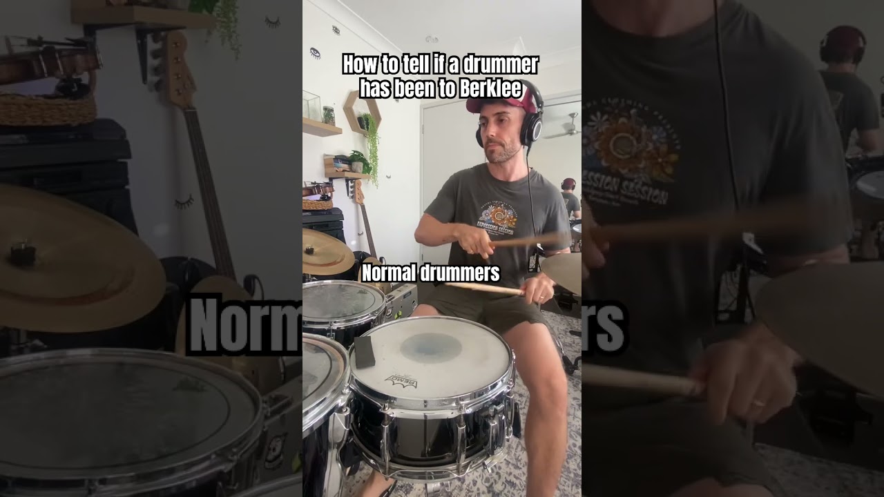 Spotting a Berklee-Trained Drummer 🎶