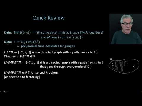 14. P and NP, SAT, Poly-Time Reducibility