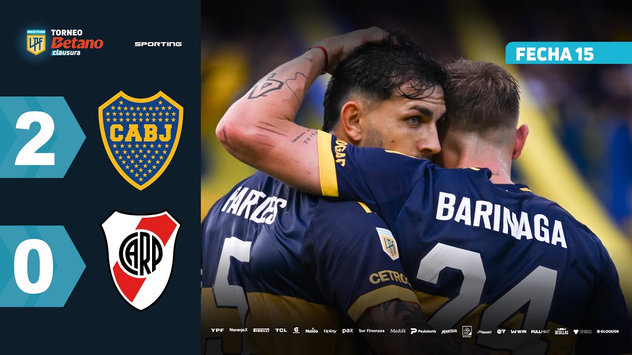 BOCA 2 - 0 RIVER | Resumen del partido | #TorneoBetano Clausura 2025