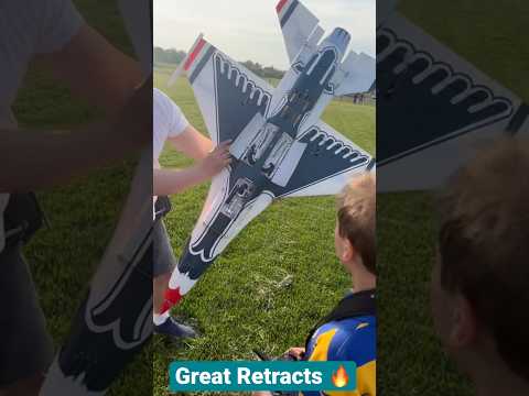 Top Notch Landing Gears! E-flite F-16 Thunderbirds 80mm #rcplane #aviation #short #jets