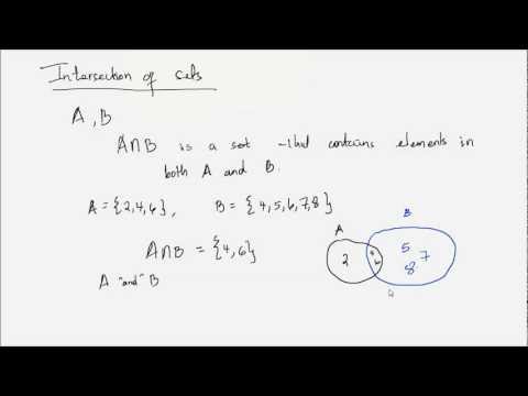 Probability: Lesson 1- Basics of Set Theory