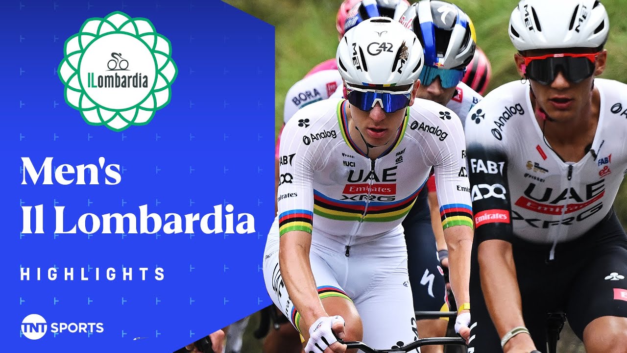 Epic Moments from the 2025 Men's Il Lombardia Race 🏆 | Full Highlights on TNT Sports