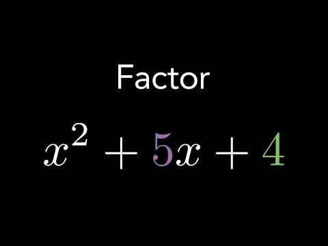 How to Factor