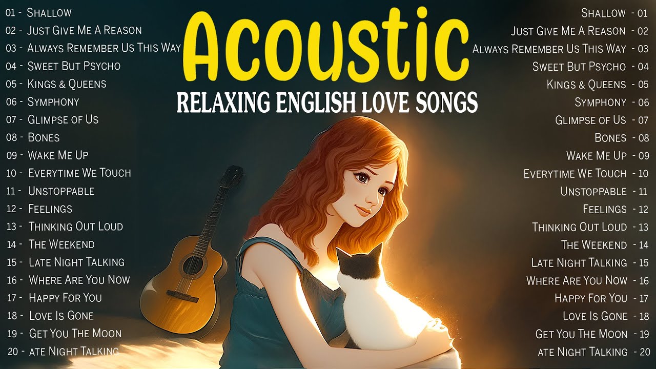 Chill Acoustic Songs 2025 with Lyrics 🎶