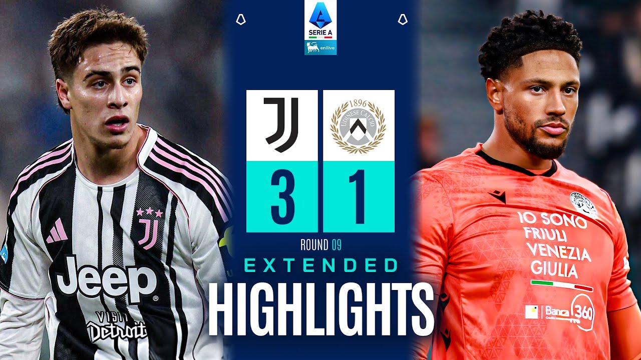 Juventus vs Udinese 3-1 | Full Highlights & Key Moments | Serie A 2025/26 ⚽