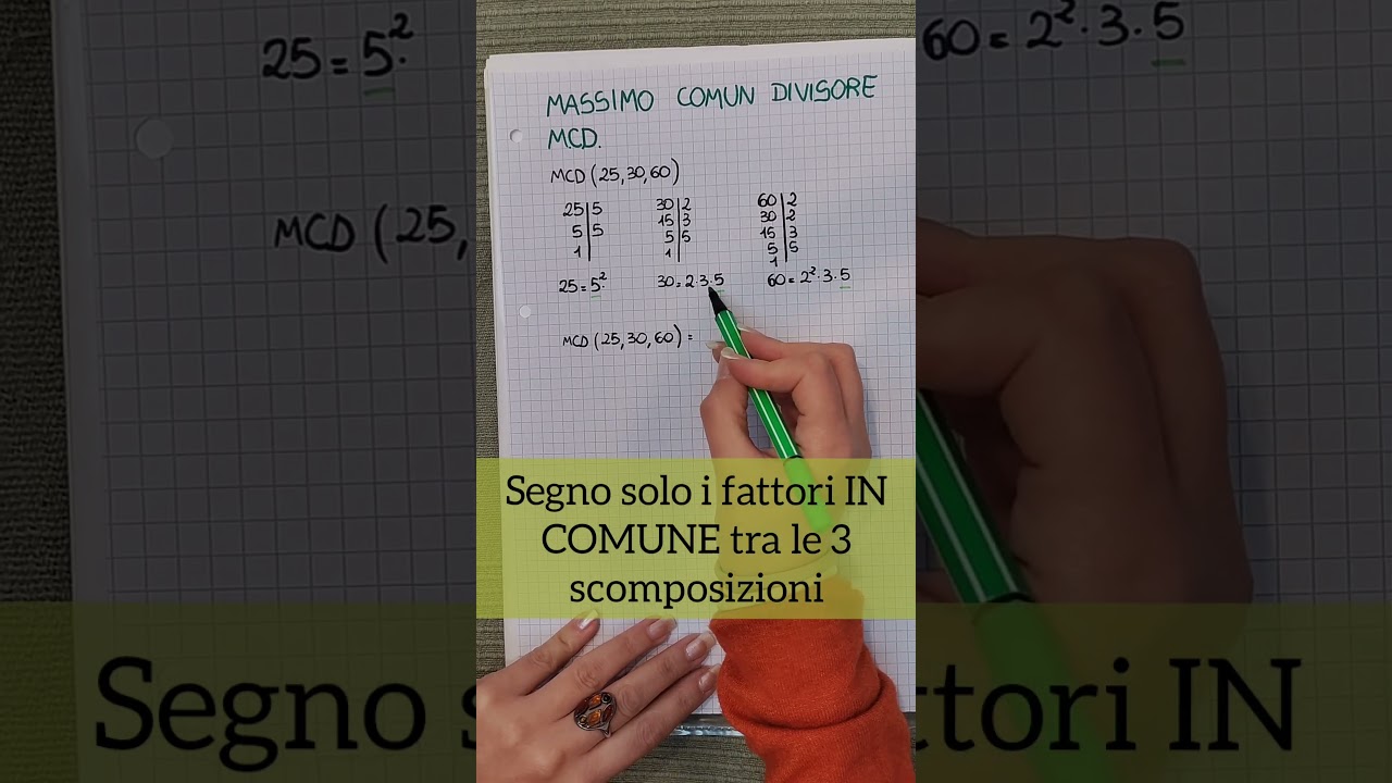 Calcolo del Massimo Comun Divisore: Guida Semplice