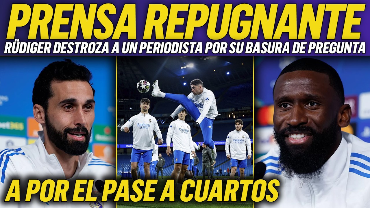 Indignación con Rüdiger y Guardiola rinde al Madrid ⚽