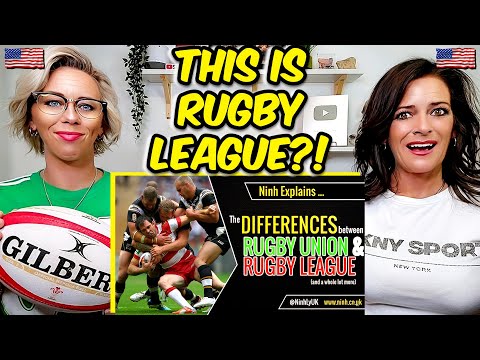 American Sports Fans React: Rugby League Rules & Rugby Union DIFFERENCES! FIRST TIME REACTION!