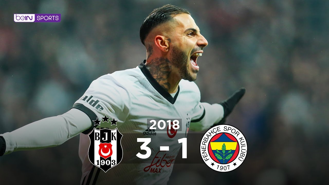 Beşiktaş 3-1 Fenerbahçe | Heyecan Dolu Derbi Maç Özeti (2017/18) ⚽