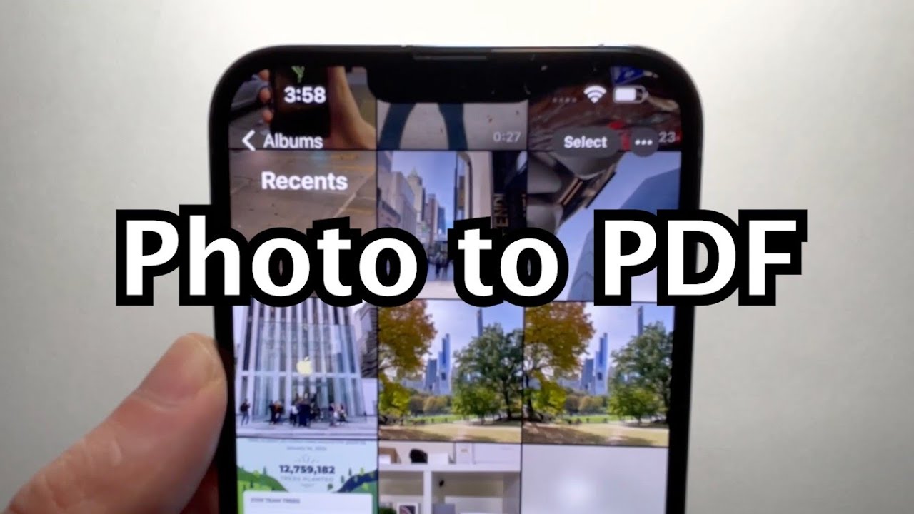 How to Save Photos as a PDF on iPhone (iOS 15 and Later)