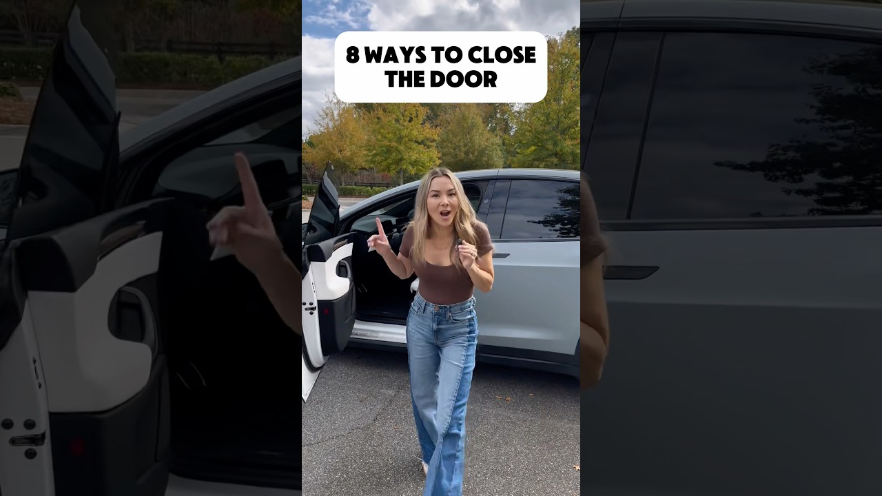 8 Ways to Close a Tesla Door 🚗