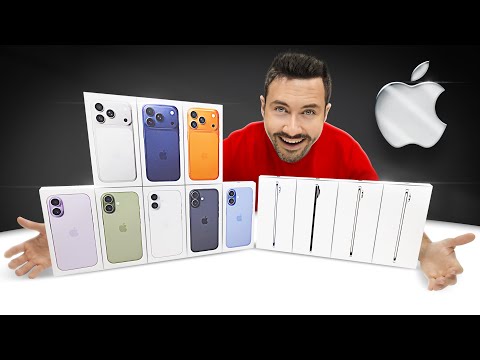 J'ai acheté les 12 iPhone 17, 17 Pro et Air ! (toutes les couleurs + surprise)