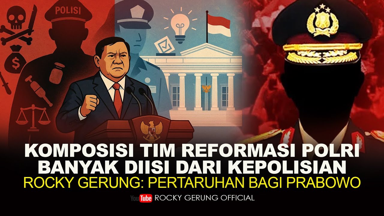 Reformasi Polri: Tim Berisi Polisi, Rocky Gerung Singgung🤔
