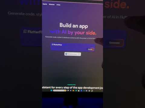 Create your own app using AI. #FlutterFlow #NoCode #AI #AITools #AppDevelopment #AIApp