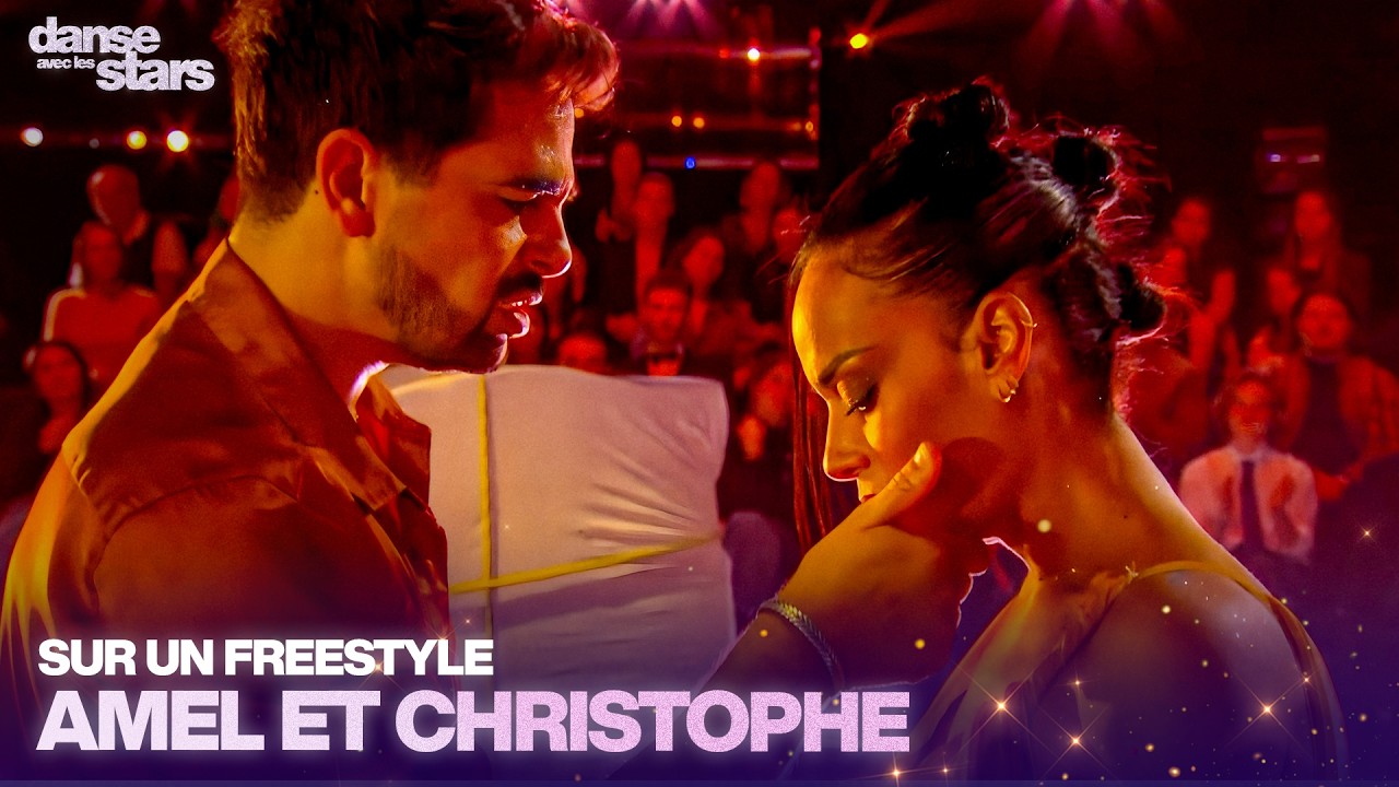 Sur un Freestyle, Amel Bent & Christophe Licata - Pourquoi Tu Restes (Amel Bent) I DALS 15 I Prime 8
