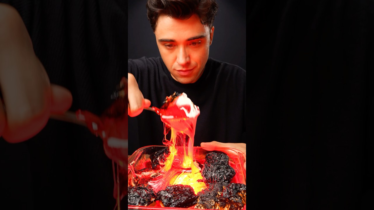 Real or AI? π€ Mukbang ASMR Eating Challenge #shorts