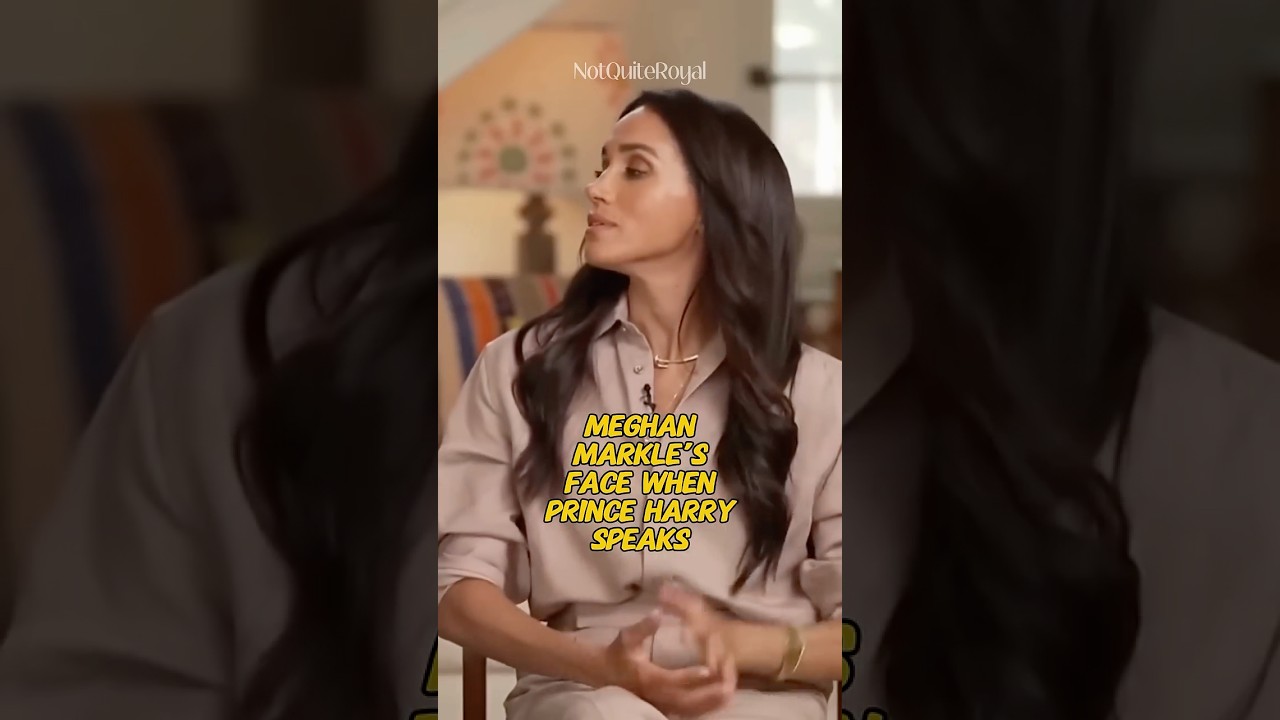 Meghan Markle’s Reaction to Prince Harry's Speech 😊
