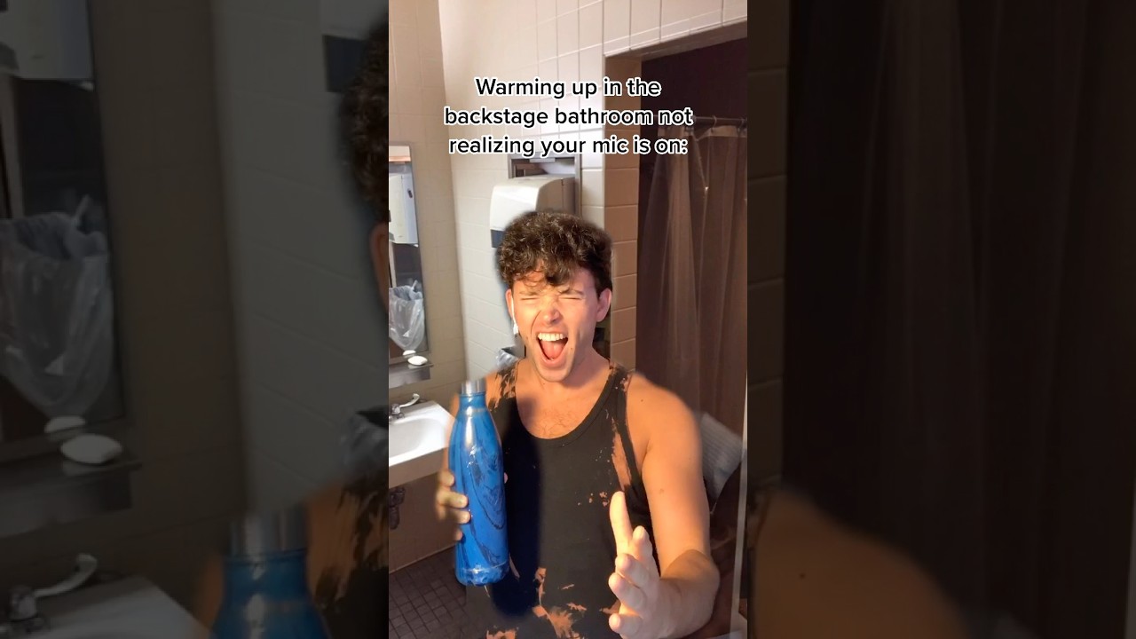 Backstage Warm-up, Mic On! 🎤