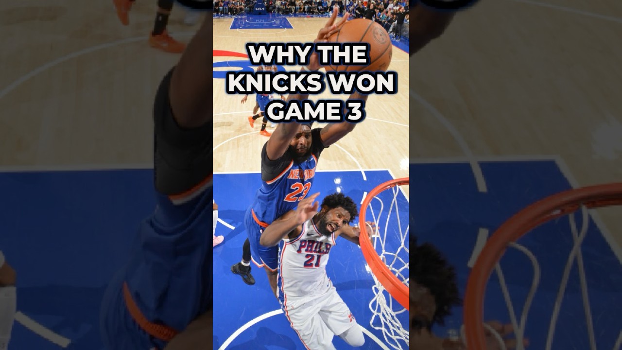 Knicks' Key to Victory in Game 3 vs. 76ers π