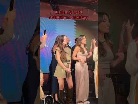 Kızılcık Şerbeti 108.Bölüm Set Arkası Bengü ve Doğa,Çimen,Kıvılcım,Işıl