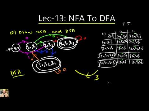 Lec-13: NFA to DFA (Part 2) | Explained in Detail | YZTutorials