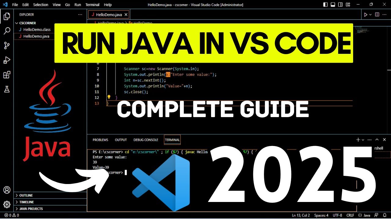 Ultimate Guide to Installing & Running Java in Visual Studio Code (2025) 🚀