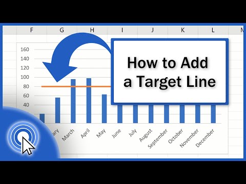 How to Add a Target Line in an Excel Graph