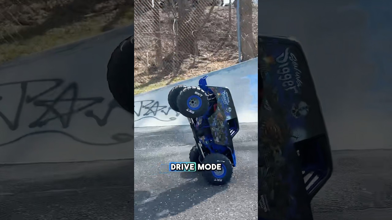 RC Monster Jam Truck Does Pro Tricks! Losi LMT 2.0