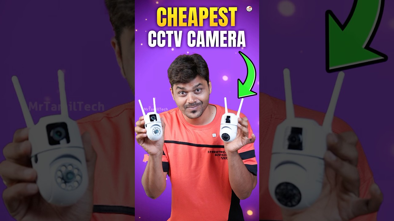 Affordable Dual-Lens CCTV Camera for Home 🏠