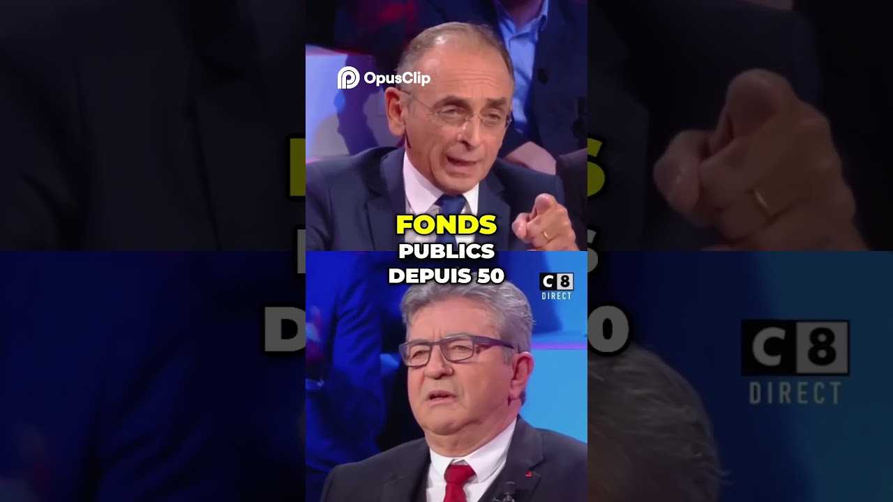 Mélenchon vs Zemmour : Duel Passionné sur l'Avenir de la France 🇫🇷