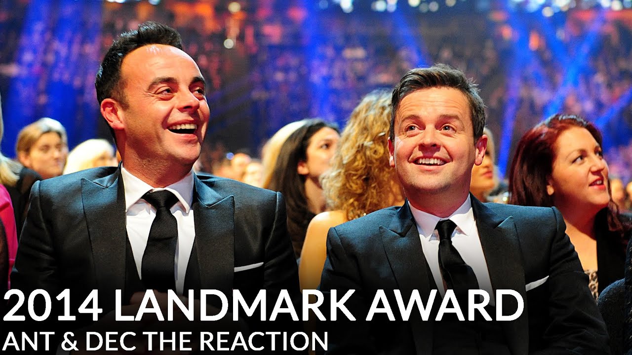 NTA 2014 Landmark Award: Ant & Dec's Memorable Reaction 🎉
