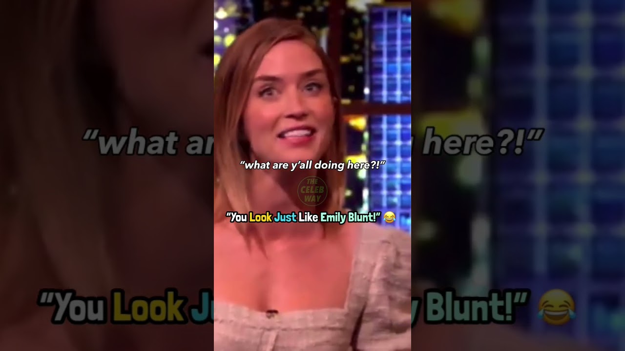 Emily Blunt's Hilarious Moment with a Waitress 😂