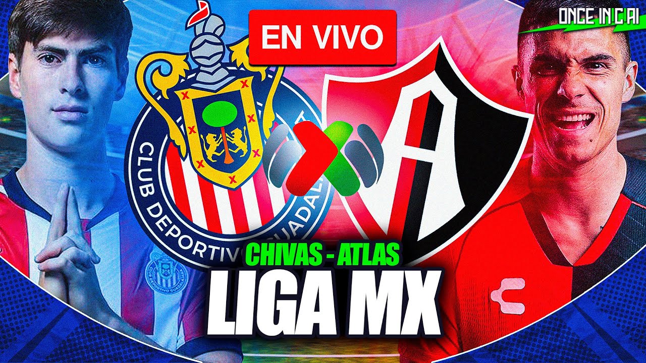 ¡Chivas Arrasa con un 4-1 Sobre Atlas en la Liga MX! ⚽️
