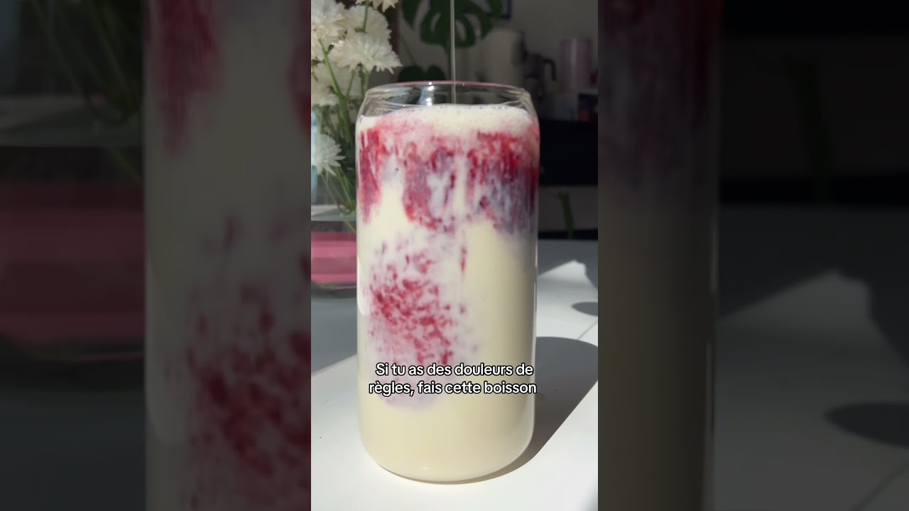 Boisson pour soulager les douleurs de règles (recette en description) #règles #endometriose